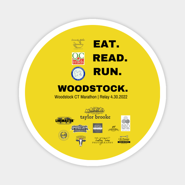 wdstck marathon Magnet by Woodstock CT Marathon